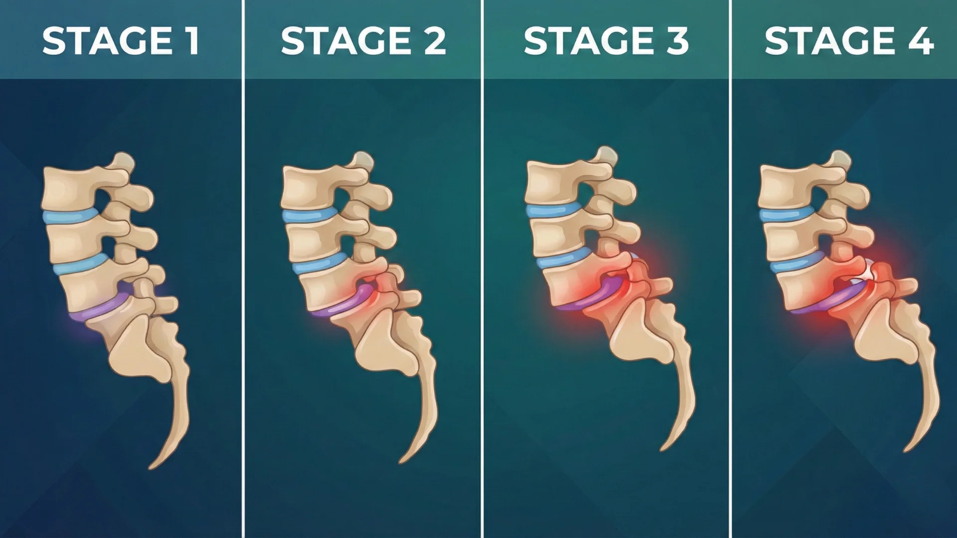 Diagram showing how everyday load adds up along the spine